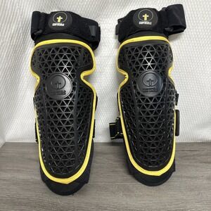 Forcefield EX-K Elbow Protector Mens Small Black Yellow Excellent Body Armour
